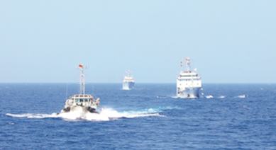 南部战区海军某大队组织训练